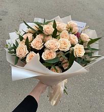Букет Кремовые розы Латте в Калининграде