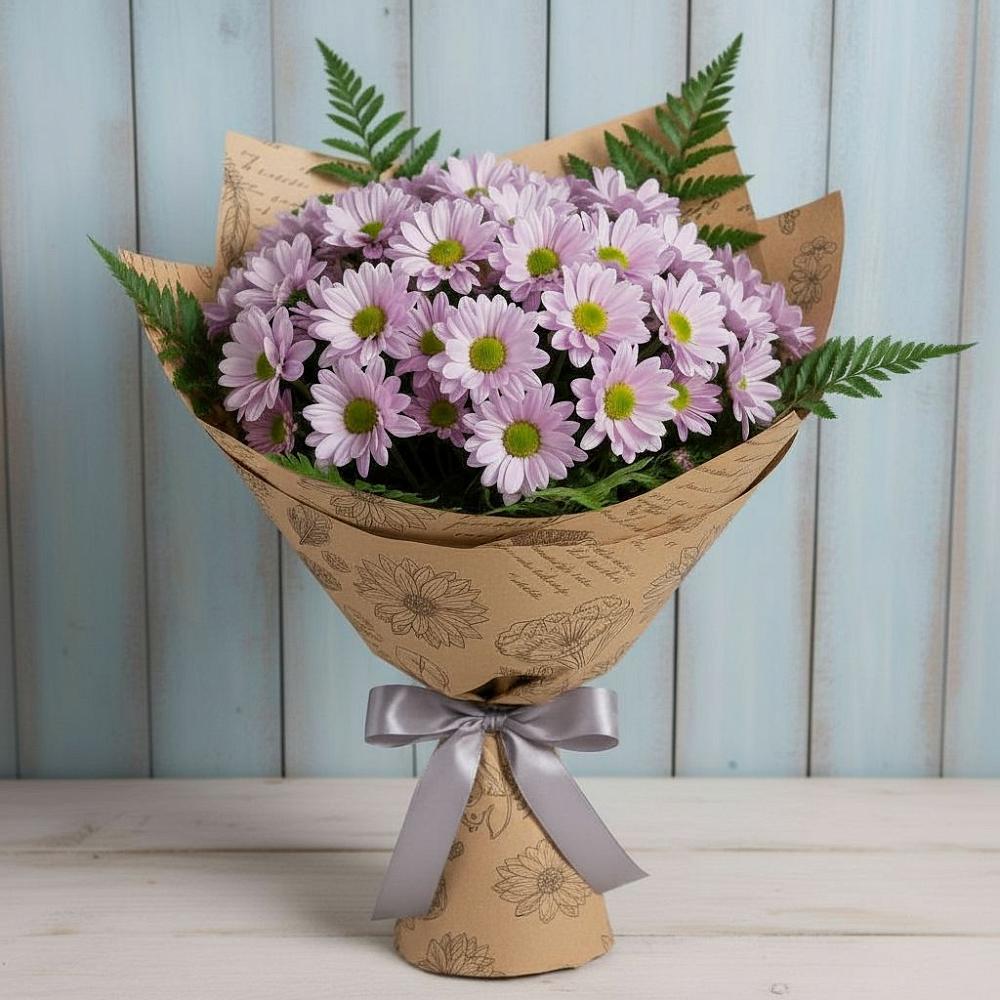 Букет соблазн в Калининграде Букет цветов из: Хризантемы в Калининграде