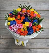 Букет цветов из:  Розы и Хризантемы в Калининграде